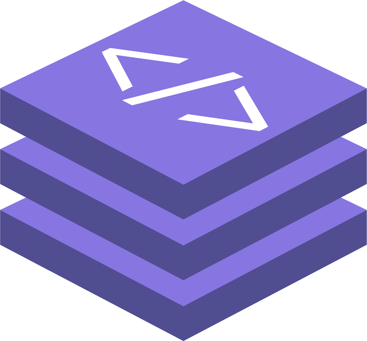 Large purple stack logo